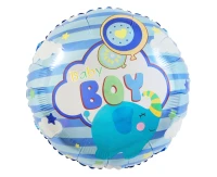 Foil balloon Baby Boy, 18" EOL