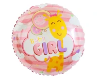 Foil balloon Baby Girl, 18"