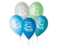 Balloons Gemar 13", pastel premium helium "kocham Cię tato", 5pcs EOL