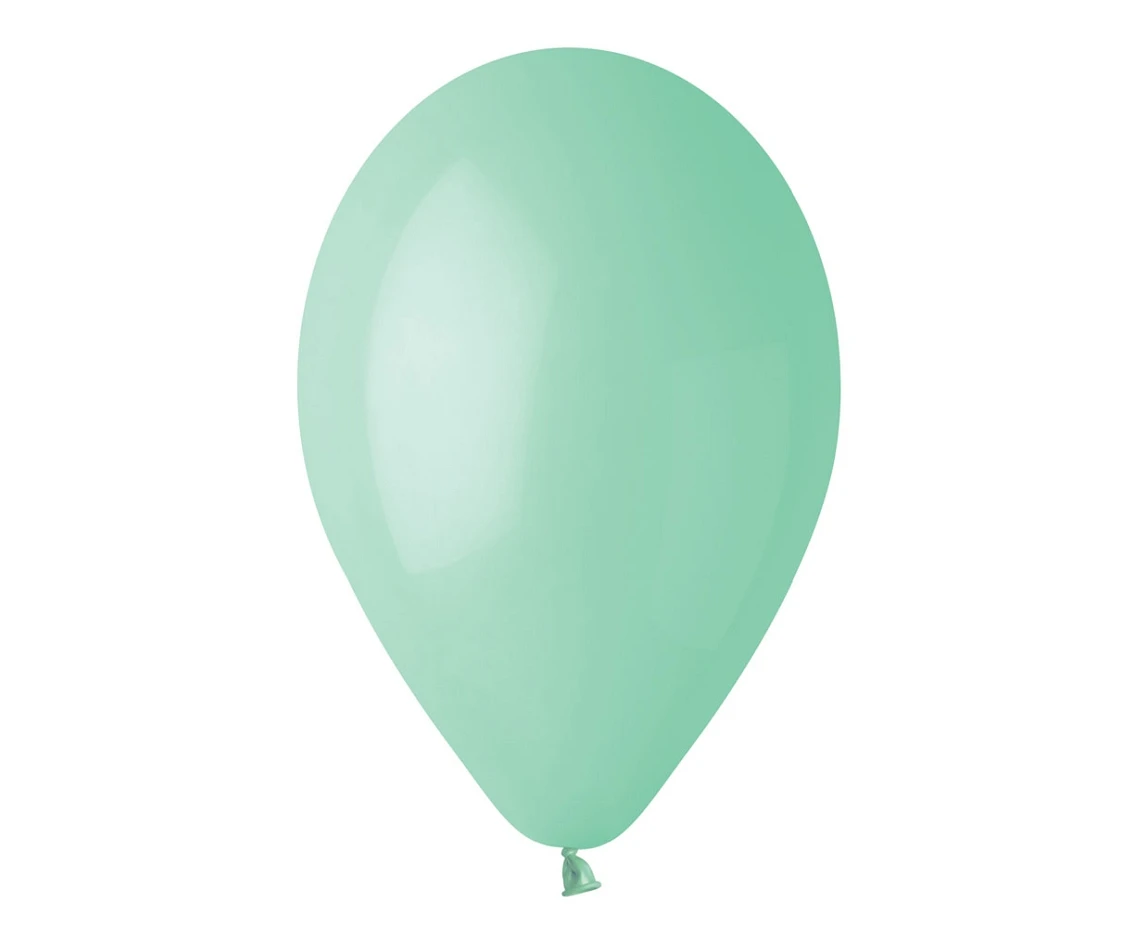 Balloons Gemar 10", pastel mint green macaron, 500pcs