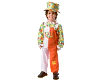 Little Clown role-play set (hat, overalls), size 98-104 cm
