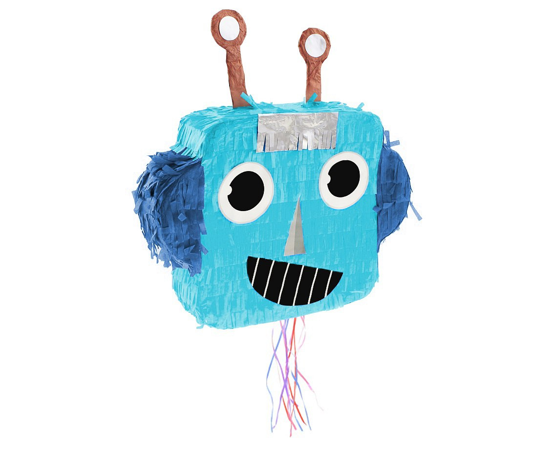 Pinata Robot, size 32.5 x 30 x 7.5 cm
