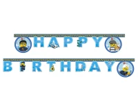 Lego City Happy Birthday banner - 200 cm EC EOL