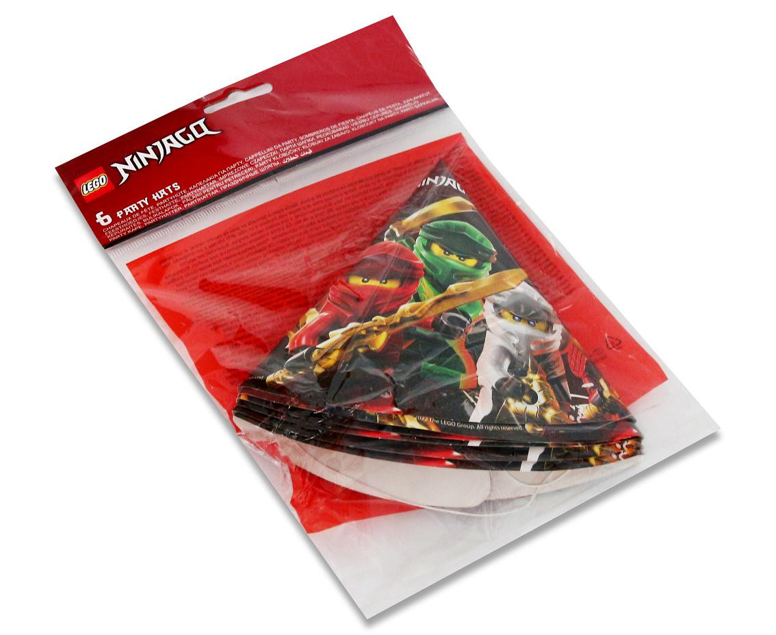 Paper hats Lego Ninjago, 6 pcs EOL