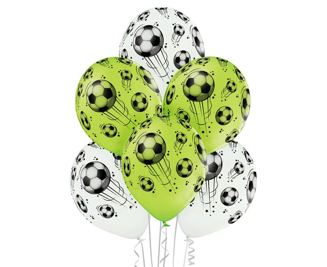 Balloons Belbal 12", D11, football, 6pcs