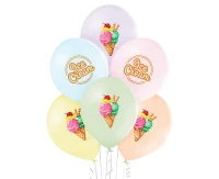 Balloons Belbal 12", D11, ice cream, 6pcs
