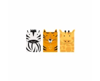 Lunch paper bags Animal Safari, 3 pcs EOL