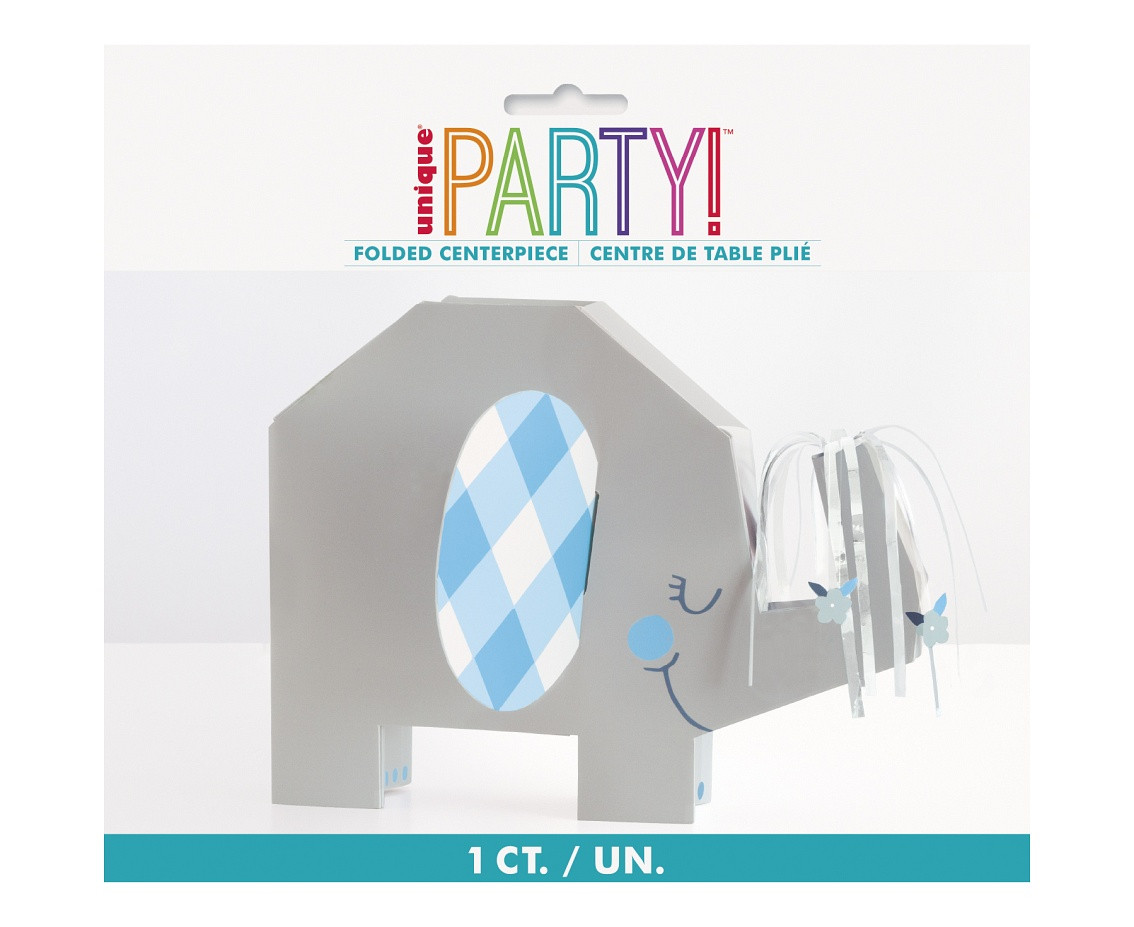 Table paper decoration Floral Elephant, blue EOL
