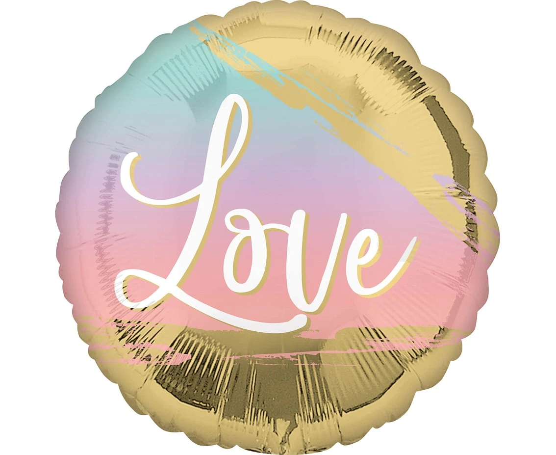 Standard Sunset Love Foil Balloon S40 Packaged EOL