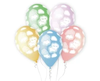 Balloons Gemar 13", pastel premium helium clouds, 5pcs EOL