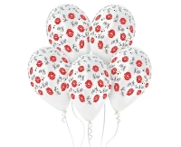 Balloons Gemar 13", pastel premium helium kiss kiss, 5pcs EOL