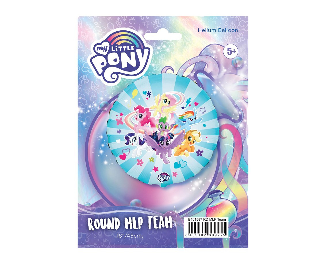 Foil balloon 18" FX My Little Pony - Team, packed