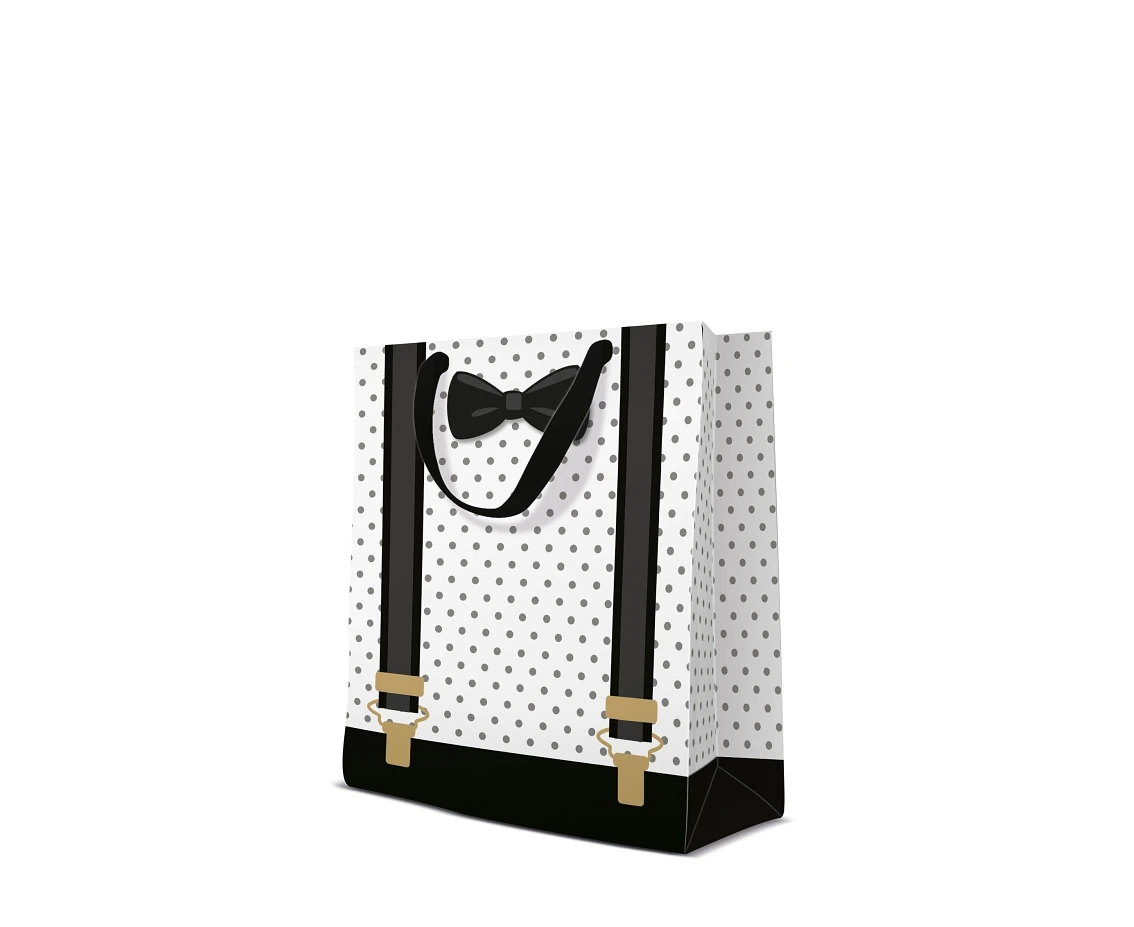PAW gift bag Elegant Man, 20 x 25 x 10 cm