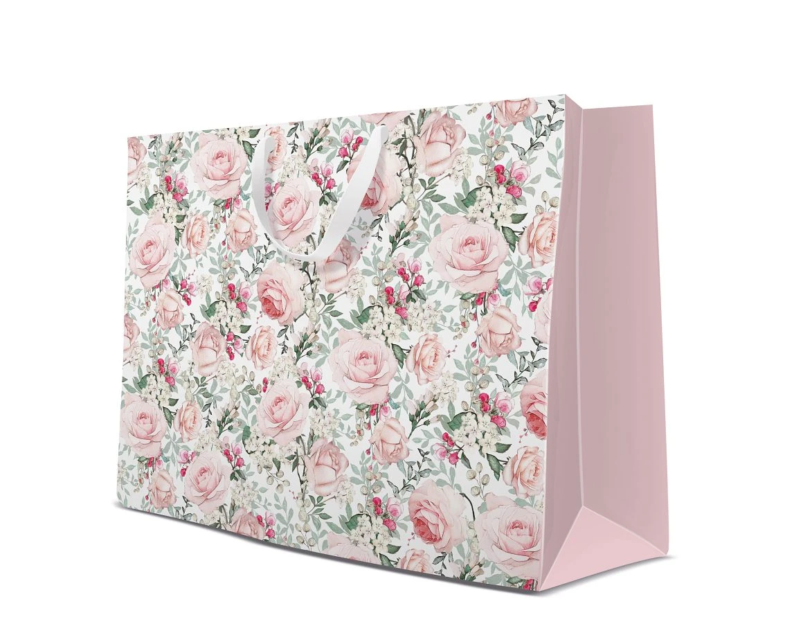 PAW gift bag Gorgeous Roses, 54 x 44 x 16 cm