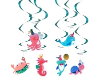 Underwater World hanging decoration, 6 pcs