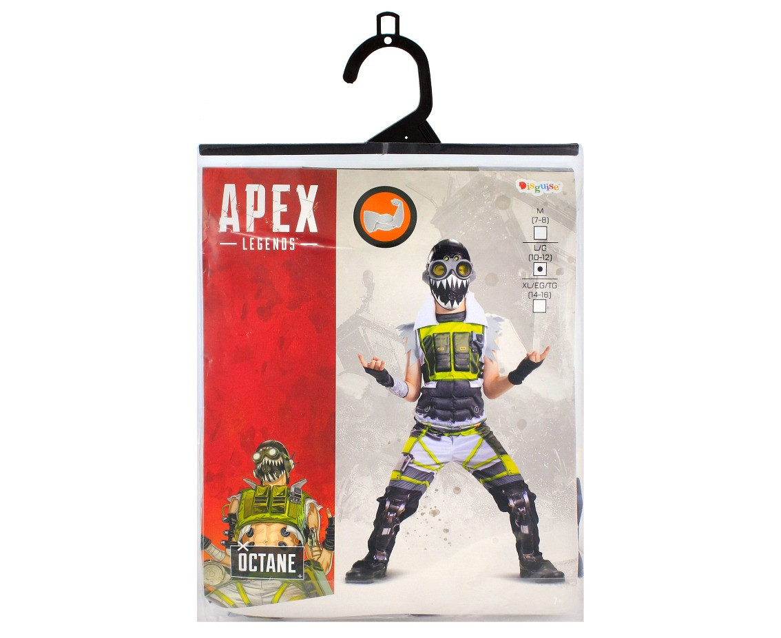 Strój Octane Deluxe - Apex Legends (licencja), rozm. L (10-12 lat) KK