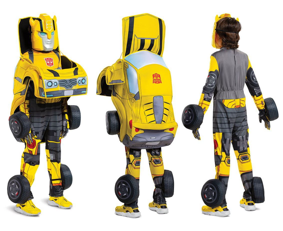 Bumblebee converting role-play costume - Transformers (licensed), size S (4-6 yrs)