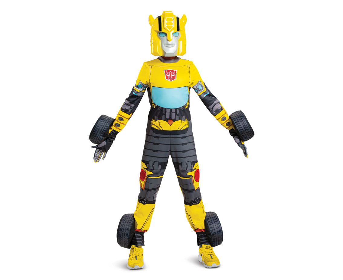 Bumblebee converting role-play costume - Transformers (licensed), size S (4-6 yrs)
