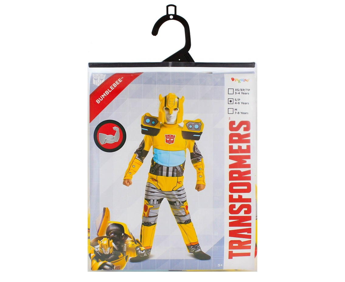 Bumblebee Fancy role-play costume - Transformers (licensed), size S (4-6 yrs)