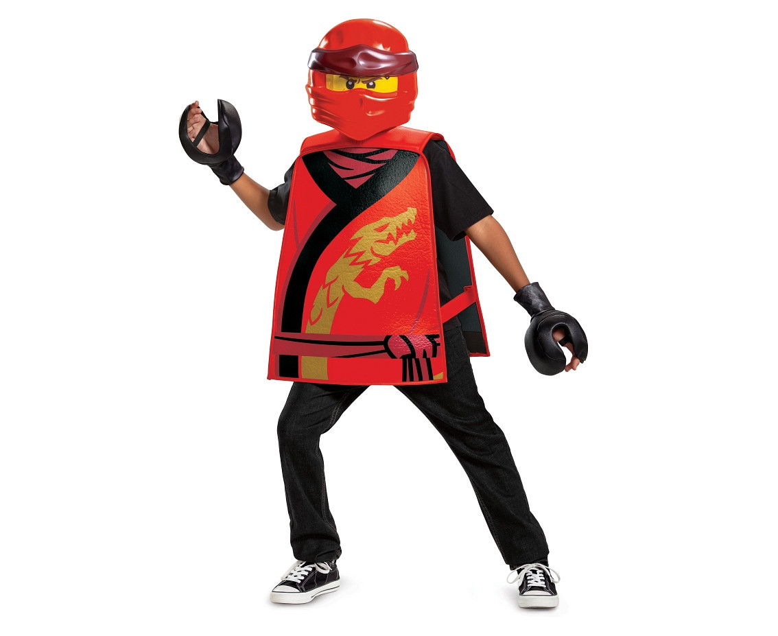 Kai Legacy Basic role-play costume - Lego Ninjago (licensed), one size / child