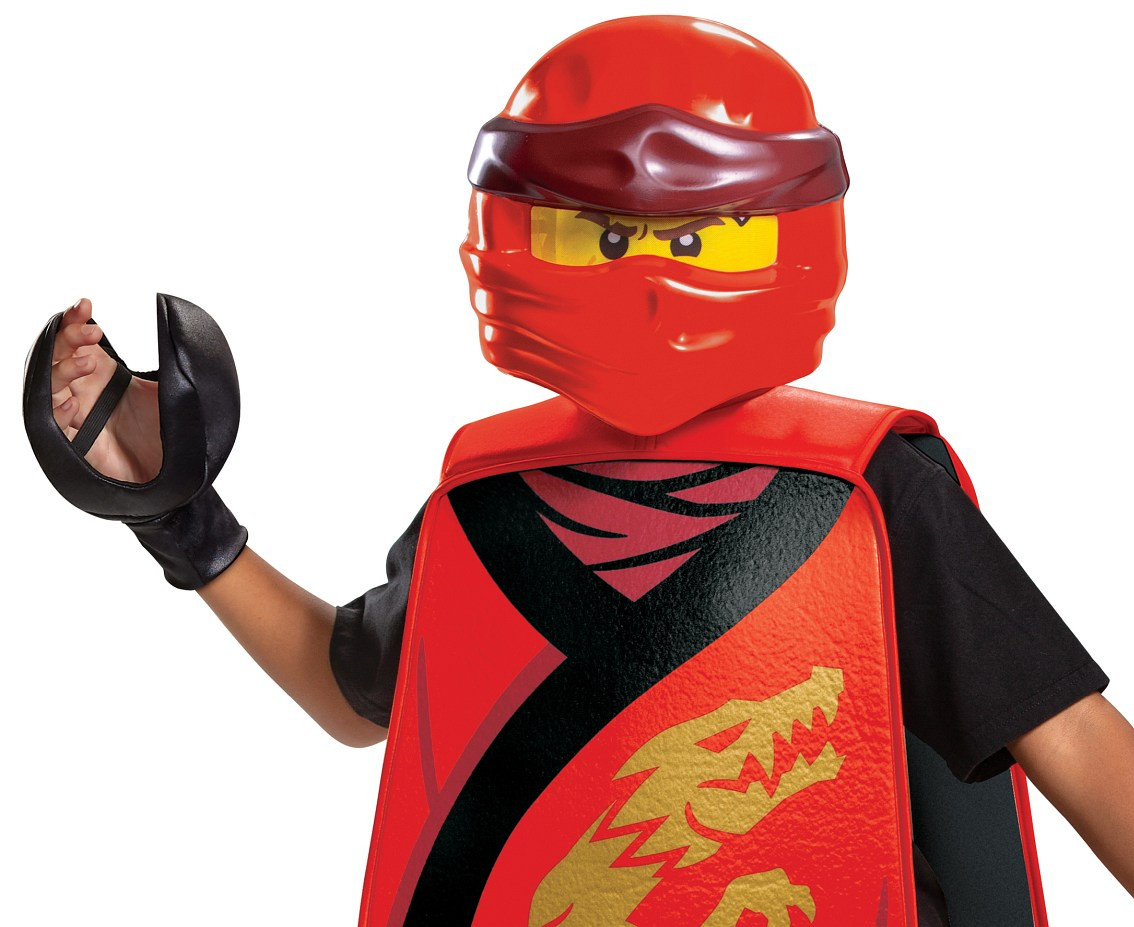 Kai Legacy Basic role-play costume - Lego Ninjago (licensed), one size / child