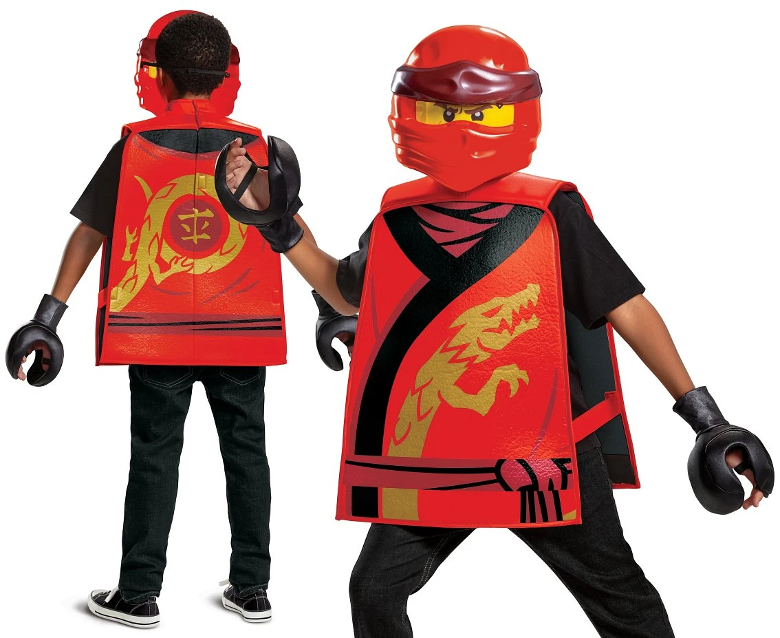 Kai Legacy Basic role-play costume - Lego Ninjago (licensed), one size / child