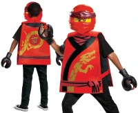 Kai Legacy Basic role-play costume - Lego Ninjago (licensed), one size / child