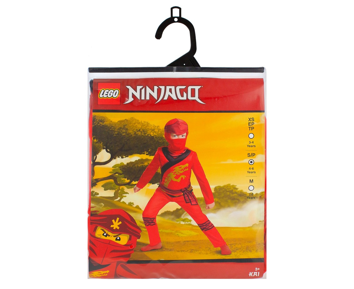 Kai Fancy role-play costume - Lego Ninjago (licensed), size S (4-6 yrs)