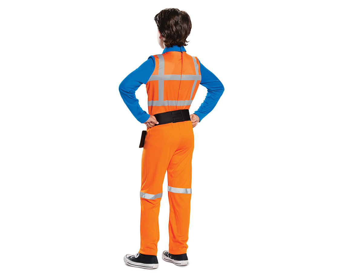 Emmet Classic role-play jumpsuit - Lego / Warner Bros. (licensed), size M (7-8 yrs)