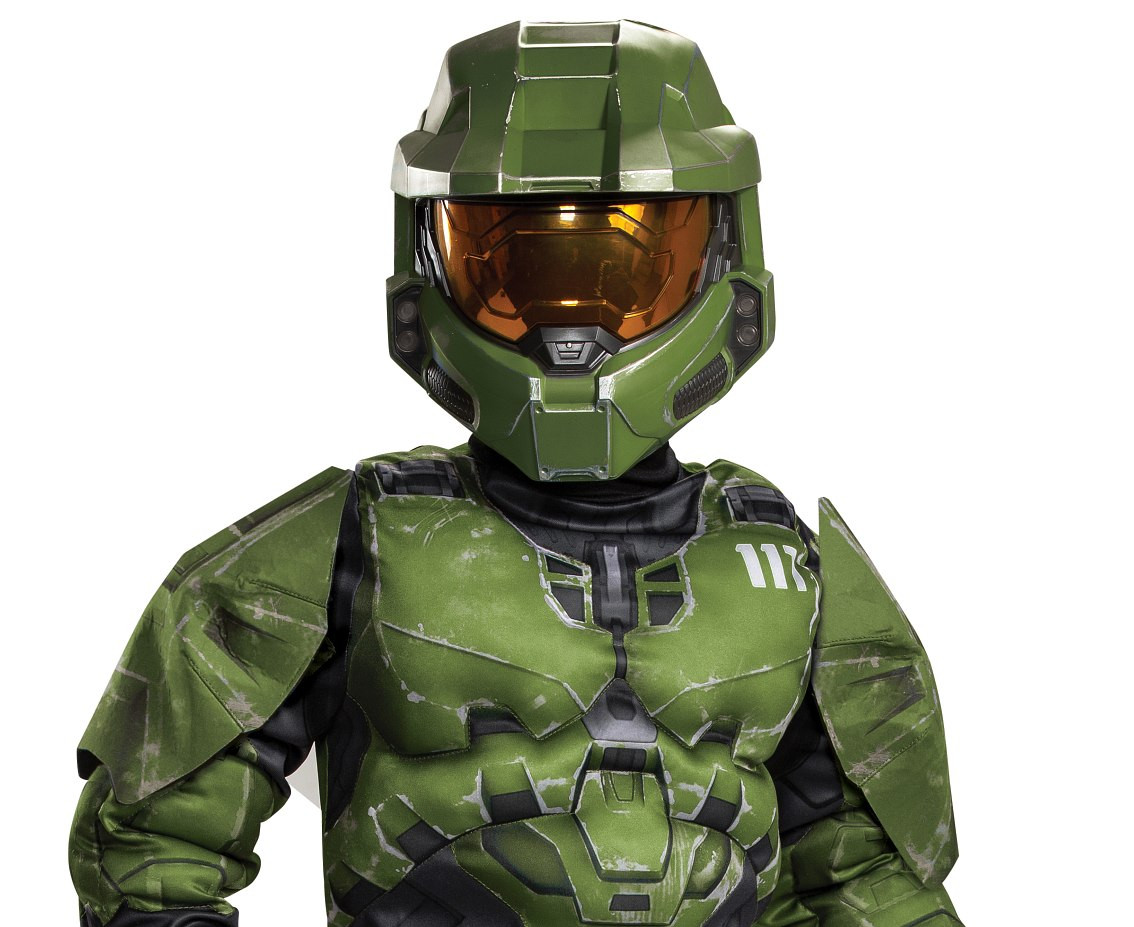Master Chief Infinite Muscle role-play costume - Microsoft (licensed), size L (10-12 yrs)