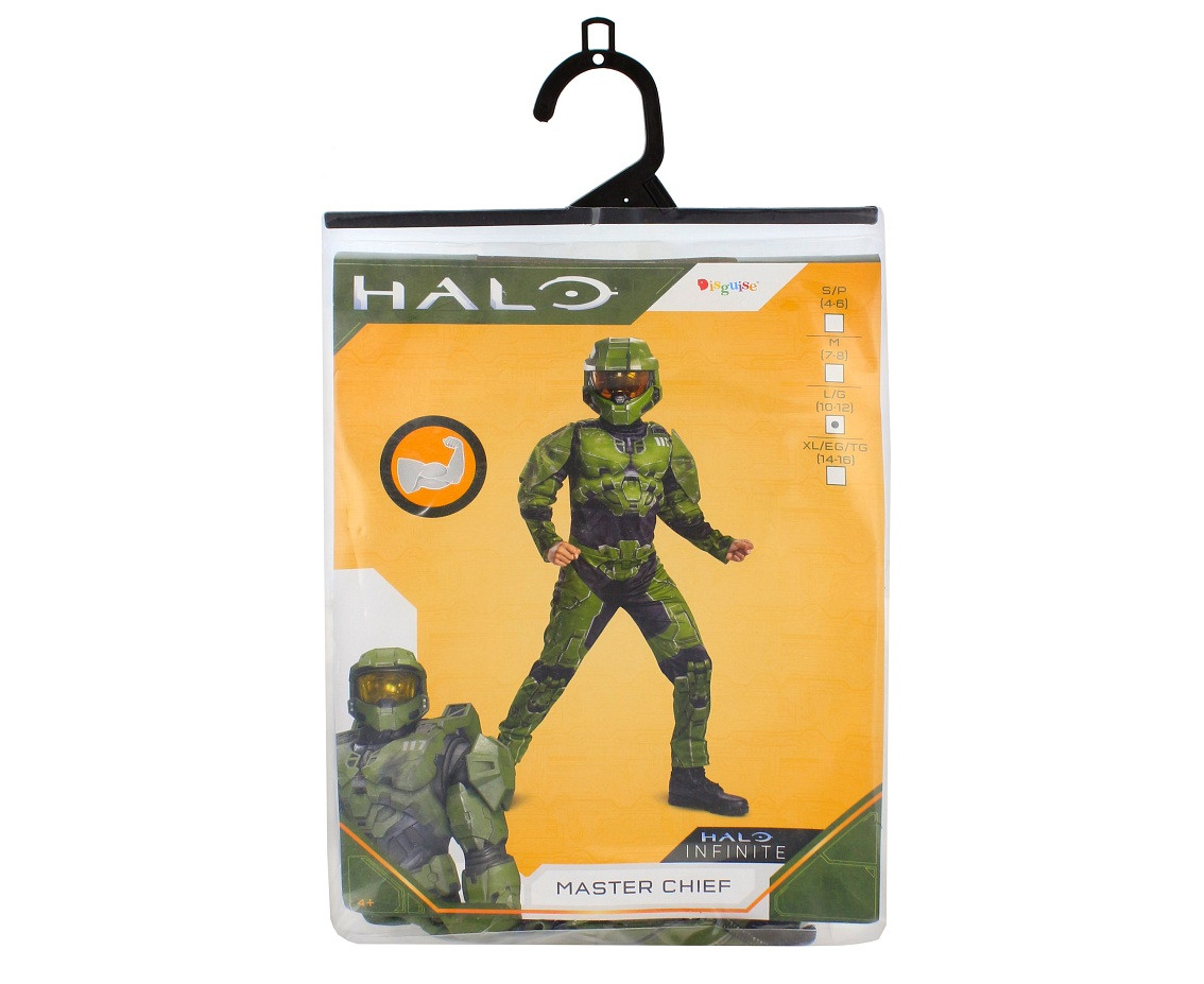 Master Chief Infinite Muscle role-play costume - Microsoft (licensed), size L (10-12 yrs)