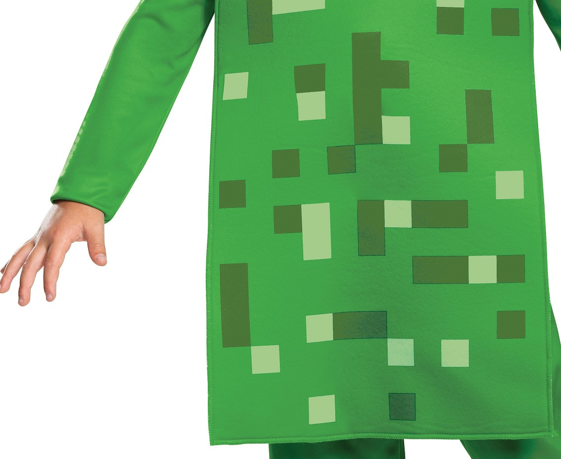 Creeper Classic role-play jumpsuit - Minecraft (licensed), size S (4-6 yrs)