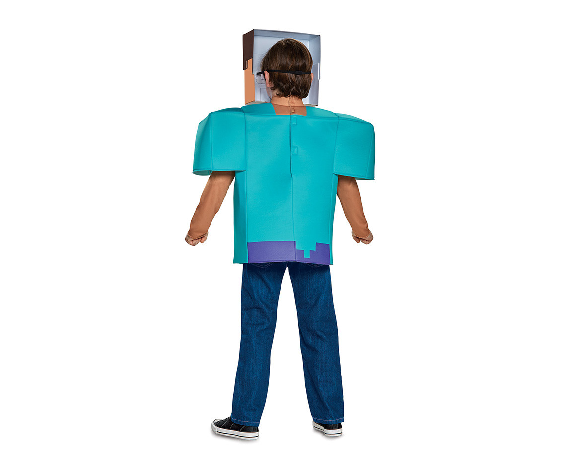 Steve Classic role-play costume - Minecraft (licensed), size M (7-8 yrs)