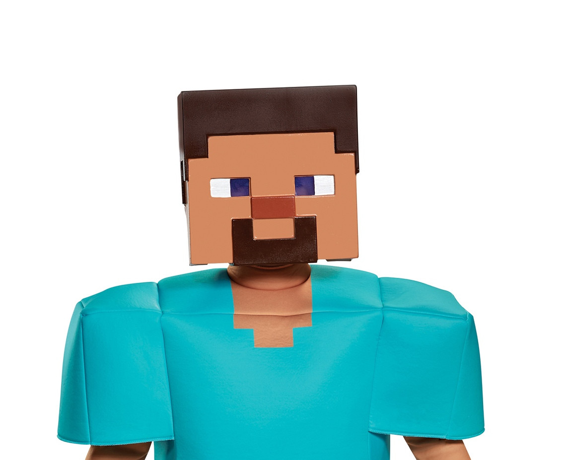 Steve Classic role-play costume - Minecraft (licensed), size M (7-8 yrs)