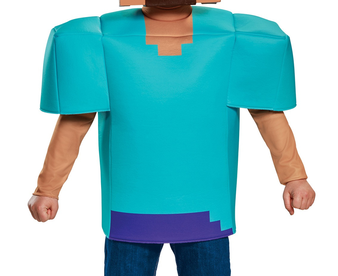 Steve Classic role-play costume - Minecraft (licensed), size M (7-8 yrs)