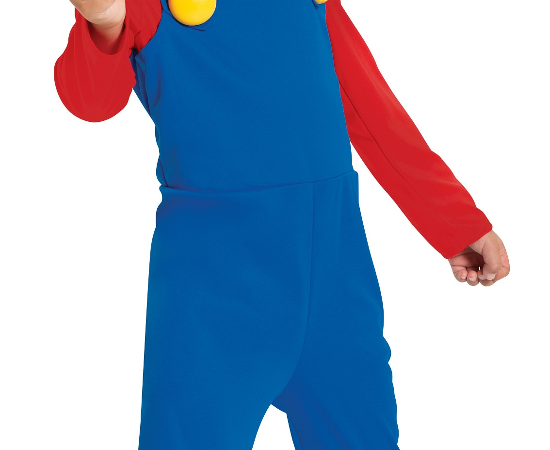 Super Mario Fancy role-play costume Nintendo (licensed), size M (7-8 yrs)