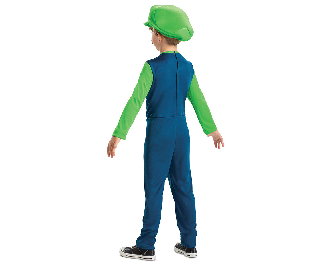 Luigi Fancy role-play costume - Nintendo (licensed), size S (4-6 yrs)