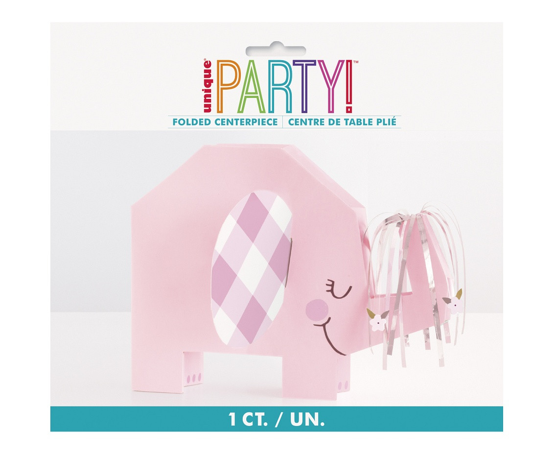 Centerpiece Floral Elephant, pink EOL