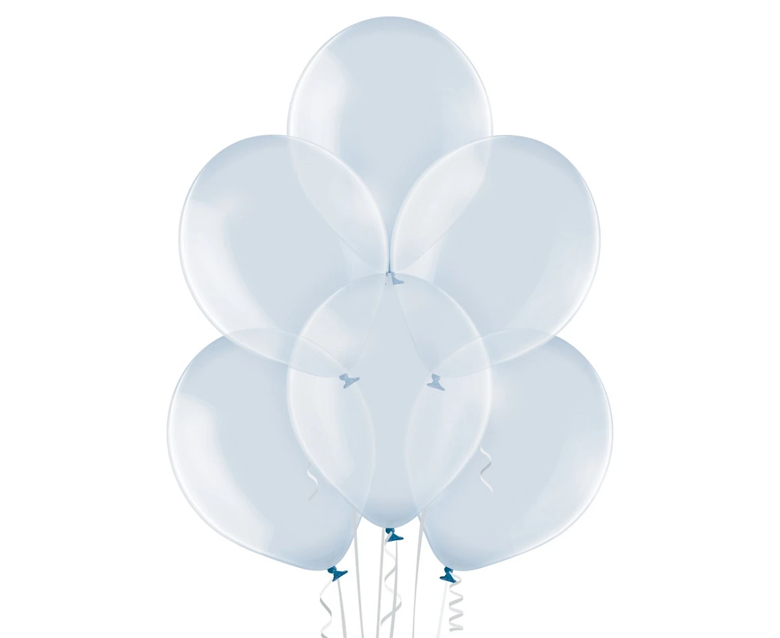 Balloons Belbal 12", B105-042, crystal soap blue, 100pcs