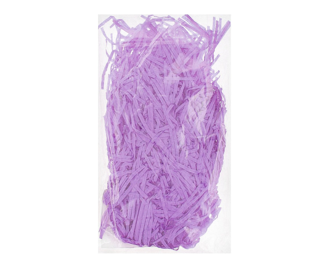Shred paper decoration, 30g, lavender EOL