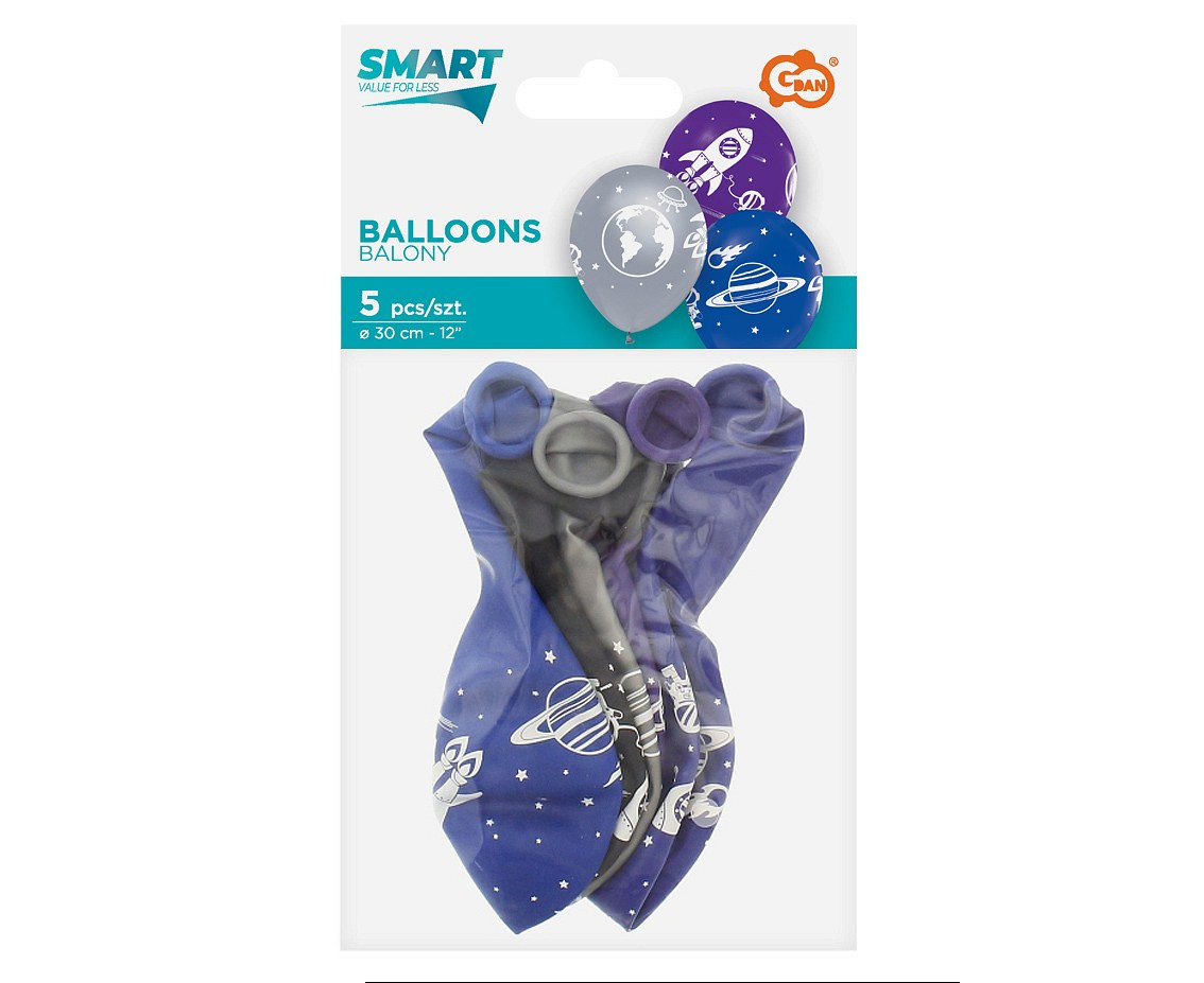 Universe balloon, 12"/ 5 pcs