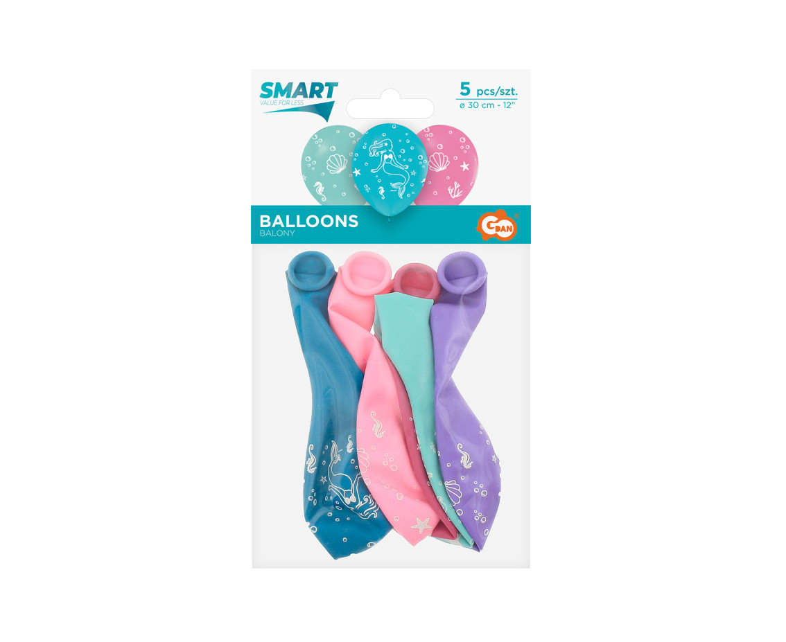Underwater World balloon, 12"/ 5 pcs