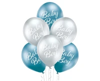 Balloons Belbal 12", D11, baby boy, 6pcs