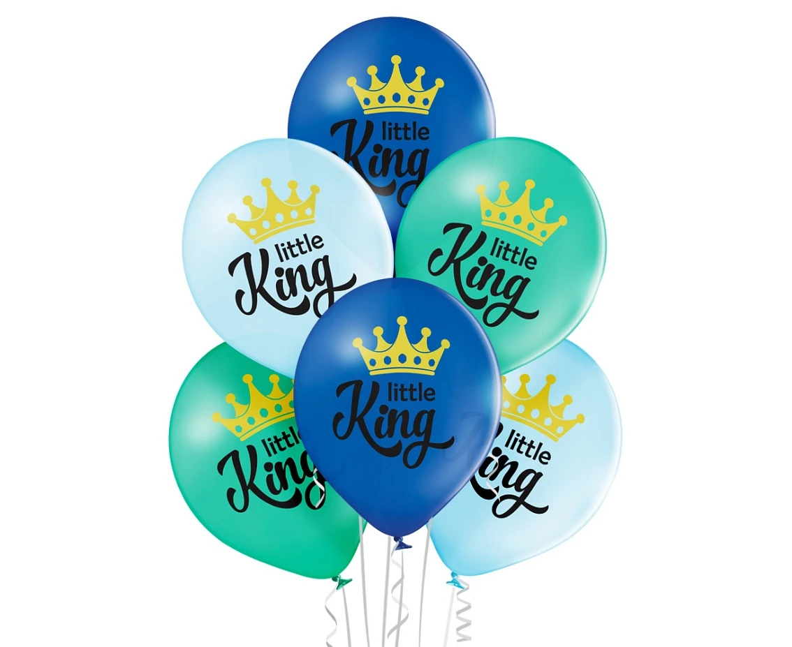 Balloons Belbal 12", D11, little king, 6pcs