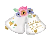 SuperShape Wedding Bells Foil Balloon P35 Packaged EOL