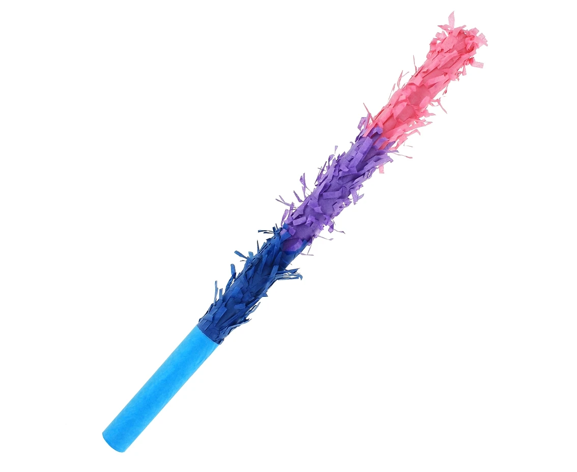 Pinata stick, purple colours, size 45 x 2.5 cm
