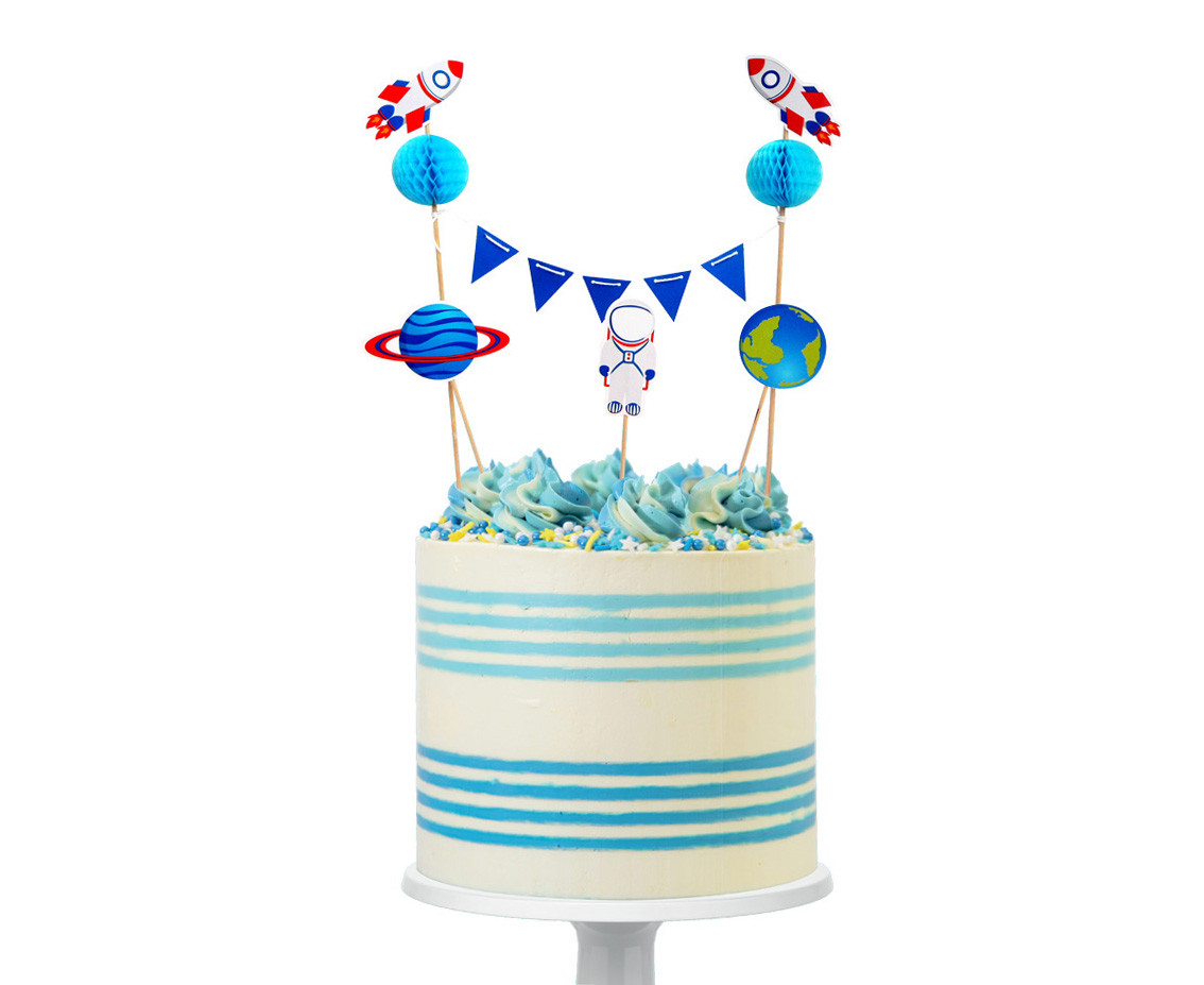 Universe Cake topper, 4 elements