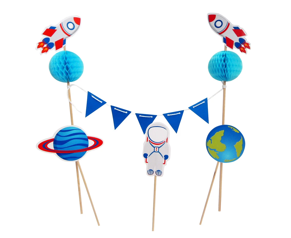 Universe Cake topper, 4 elements
