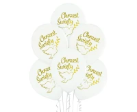 Balloons Belbal 12", D11, holy baptism white, 6pcs