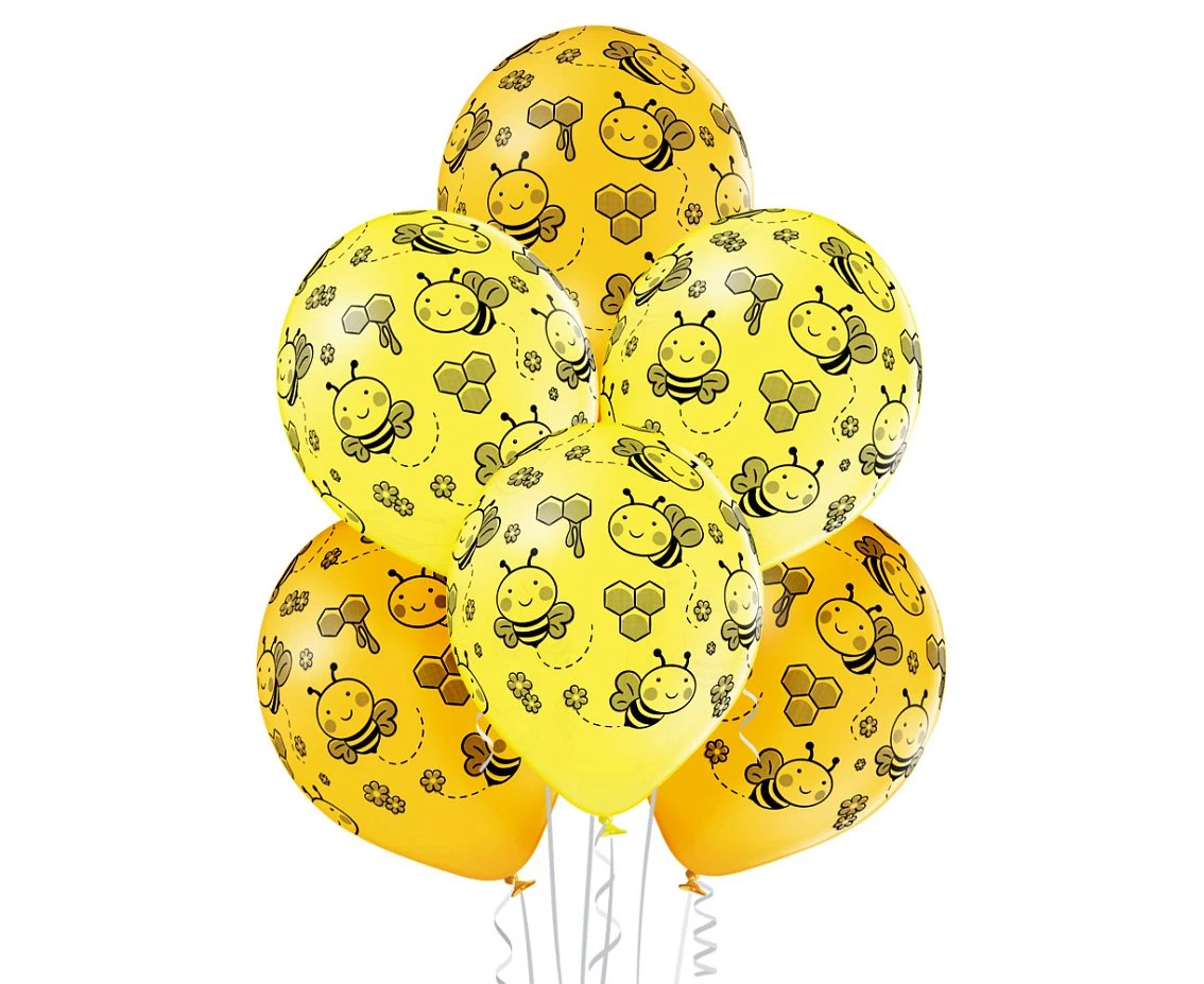 Balloons Belbal 12", D11, bees, 6pcs